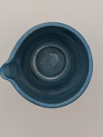 Blue milk jug